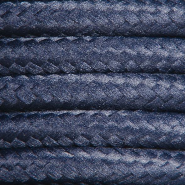Kabel w oplocie poliestrowym 2 x 0,75 - granatowy