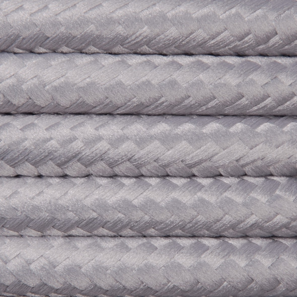 Kabel w oplocie poliestrowym 2 x 0,75 - jasnoszary