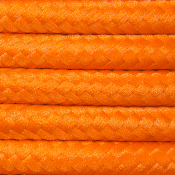 Kabel w oplocie poliestrowym 2 x 0,75 - pomarańczowy
