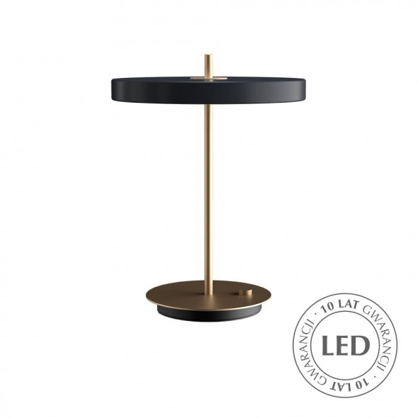 Lampa Asteria Table anthracite UMAGE - antracytowa szarość /Kolor: Antracytowy/