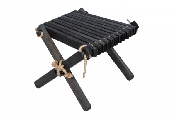 Podnóżek Lilli Ecofurn Olcha Czarny