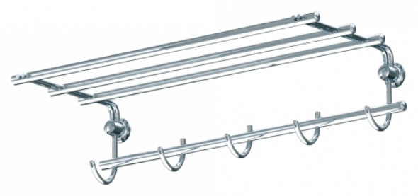 Andex Classic wieszak półka, chrom 037CC