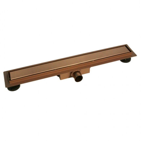 Balneo Duplex Next Copper odpływ liniowy dwustronny 90cm, miedziany mat OL-BDNC-0900