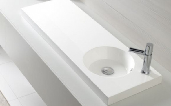 Bathco Spain Oasis umywalka blatowa 100x35cm 0521