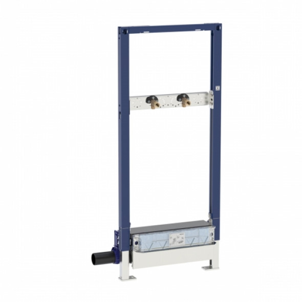 Element montażowy Geberit Duofix do natrysków, 130 cm, z odpływem ściennym, do baterii ściennej natynkowej 111.587.00.1