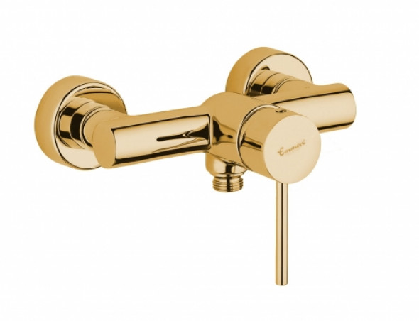 Emmevi Piper bateria prysznicowa ścienna, złota 45002OR