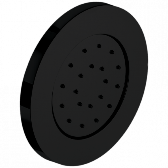 Emmevi Round dysza boczna podtynkowa, czarny mat C06640NO