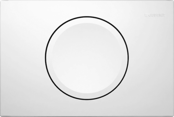 Geberit Delta11 przycisk uruchamiający do spłuczek UP100, biały 115.120.11.1