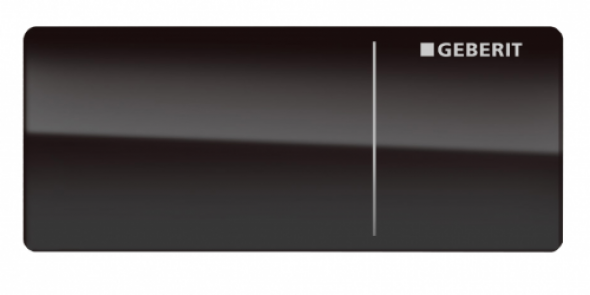 Geberit Omega 70 przycisk uruchomiający, zdalny, szkło czarne 115.083.SJ.1