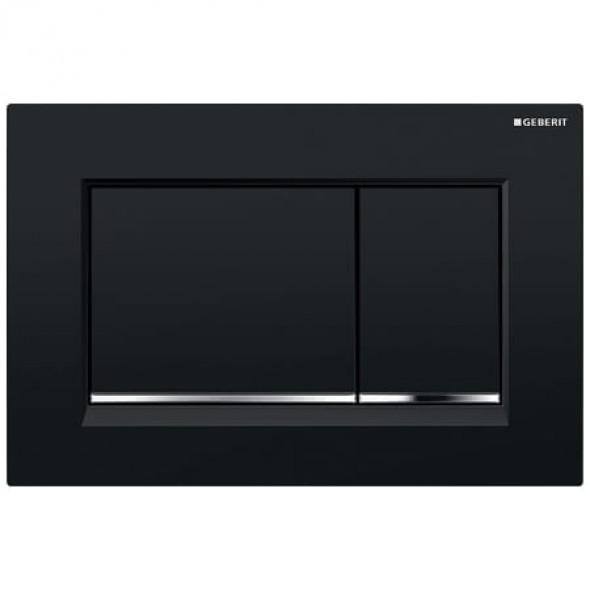 Geberit Sigma 30 przycisk spłukujący czarny/chrom 115.883.KM.1
