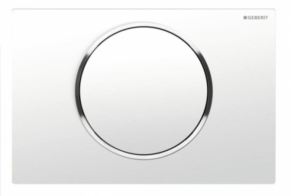 Geberit Sigma10 przycisk uruchamiający do spłuczek UP320, biały-chrom-biały 115.758.KJ.5