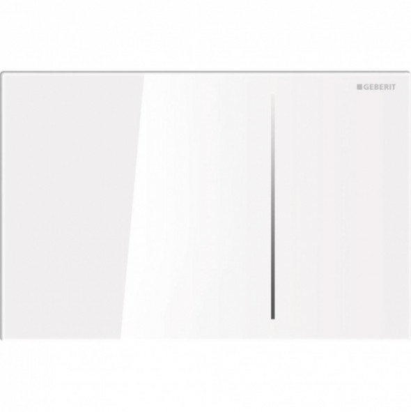 Geberit Sigma70 przycisk uruchamiający do spłuczek Sigma 12, szkło białe 115.620.SI.1