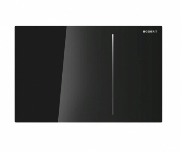 Geberit Sigma70 przycisk uruchamiający do spłuczek Sigma 12, szkło czarne 115.620.SJ.1