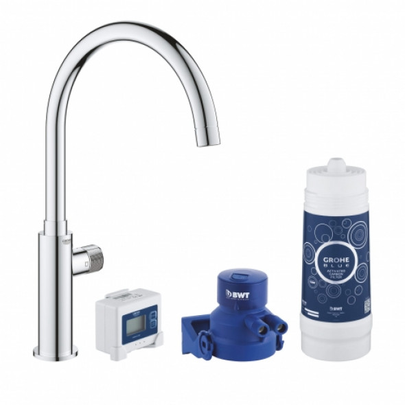 Grohe Blue Pure Mono zawór zlewozmywakowy z filtrem wody, zestaw startowy 30387000