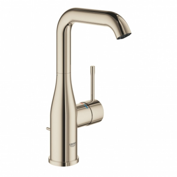 Grohe Essence L-size bateria umywalkowa, z korkiem, polished nickel 32628BE1
