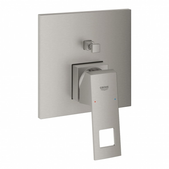 Grohe Eurocube bateria wannowa podtynkowa, element zewnętrzny, stal nierdzewna 24062DC0