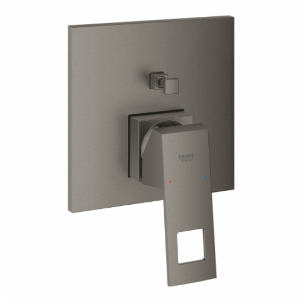 Grohe Eurocube bateria wannowa podtynkowa, element zewnętrzny, szczotkowany grafit - brushed hard graphite 24062AL0