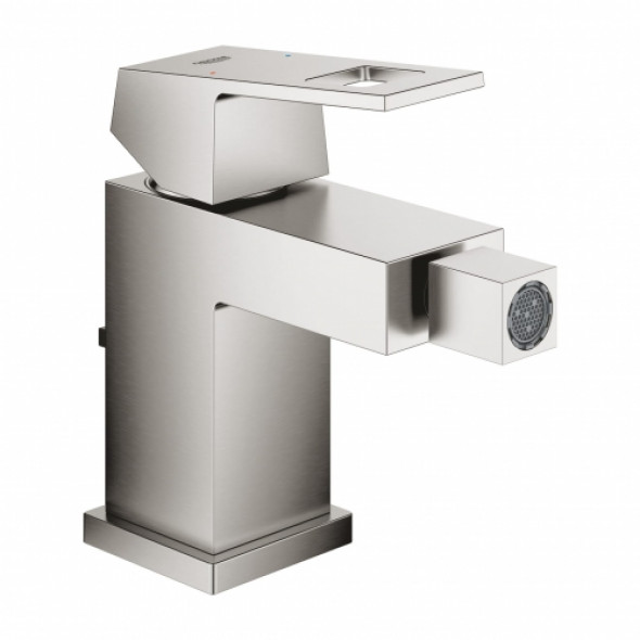 Grohe Eurocube S-size bateria bidetowa, z korkiem stal nierdzewna 23138DC0