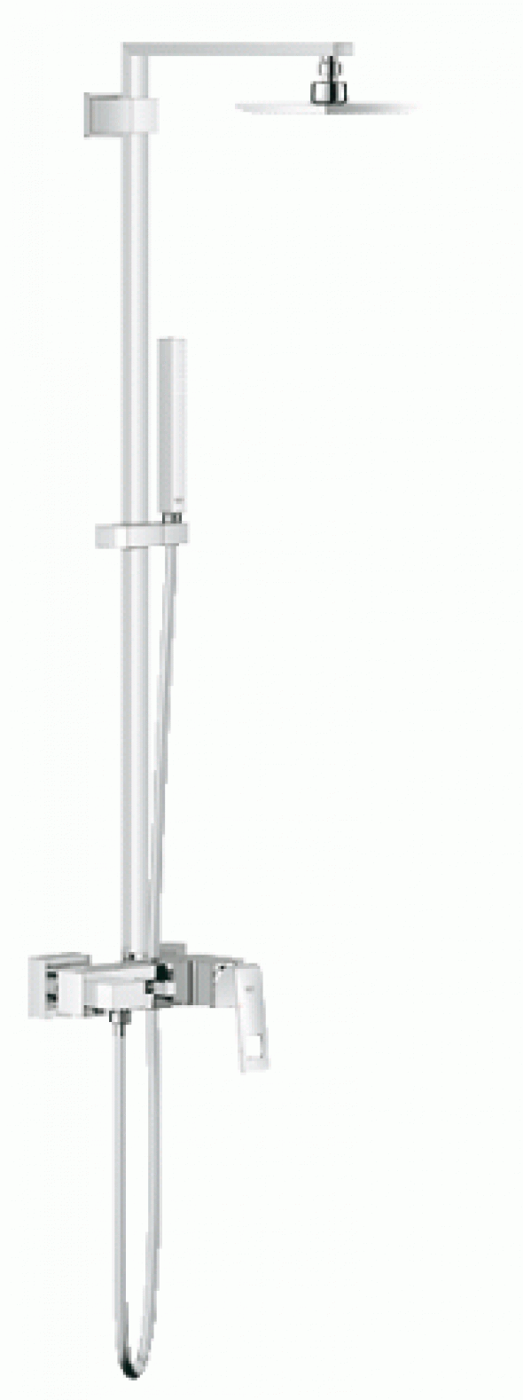 Grohe Eurocube System 150 komplet prysznicowy 23147000