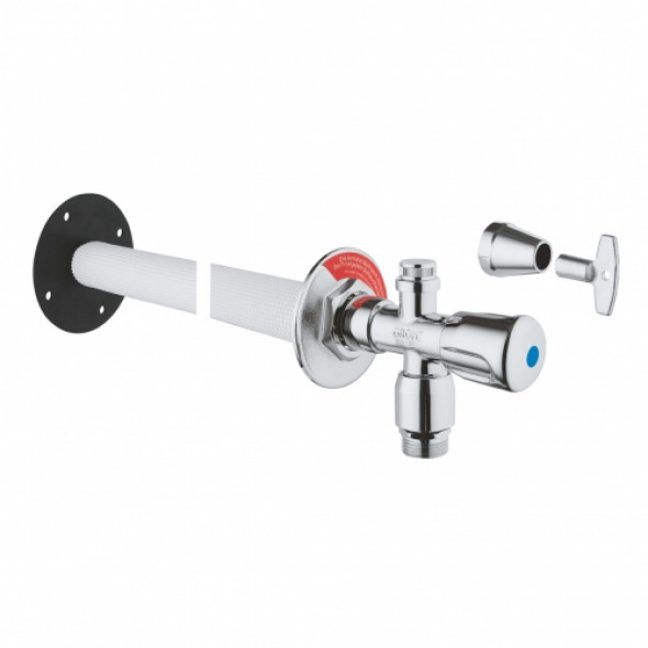 Grohe Eurotec zewnętrzny zawór naścienny 1/2", chrom 41206000