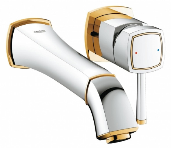 Grohe Grandera element zewnętrzny baterii umywalkowej podtynkowej, rozmiar M, chrom-złoty 19930IG0