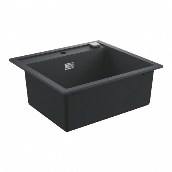 Grohe K700 zlewozmywak wpuszczany w blat 56x51cm, czarny granit 31651AP0