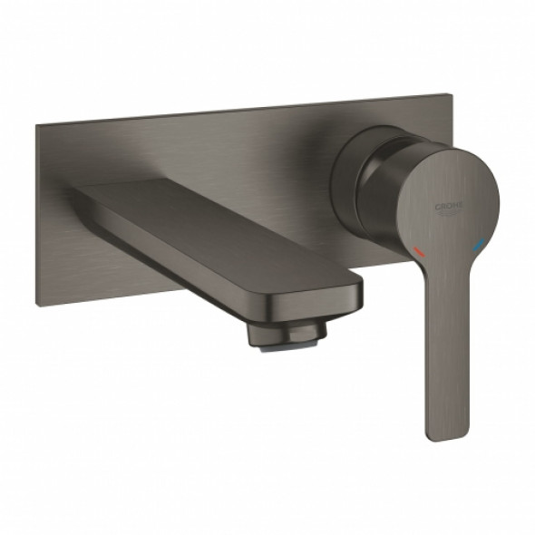 Grohe Lineare M-size bateria umywalkowa podtynkowa, element zewnętrzny, brushed hard graphite 19409AL1