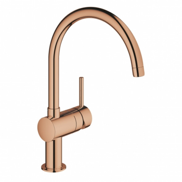Grohe Minta bateria zlewozmywakowa, miedziany błyszczący - warm sunset 32917DA0
