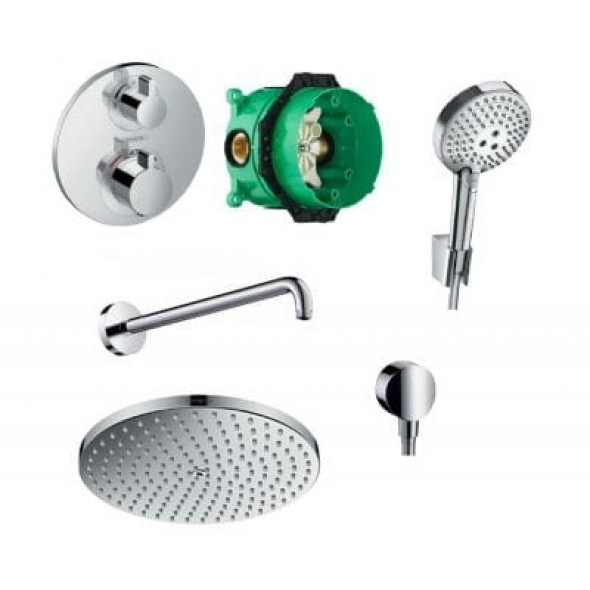 Hansgrohe Ecostat Raindance komplet natryskowy podtynkowy z termostatem 52056499