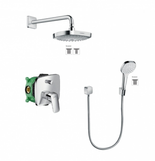 HansGrohe Logis Croma Select E komplet prysznicowy podtynkowy 5205403ED