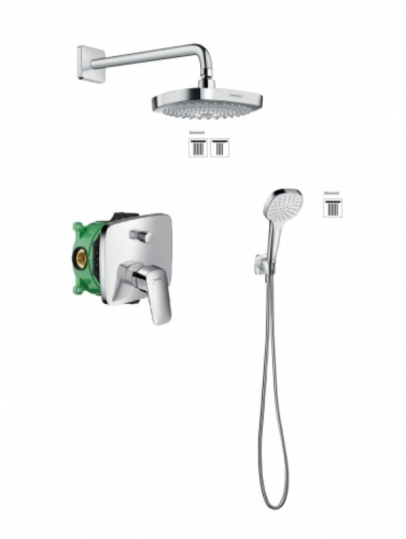 HansGrohe Logis Croma Select E komplet prysznicowy podtynkowy 5205412ED