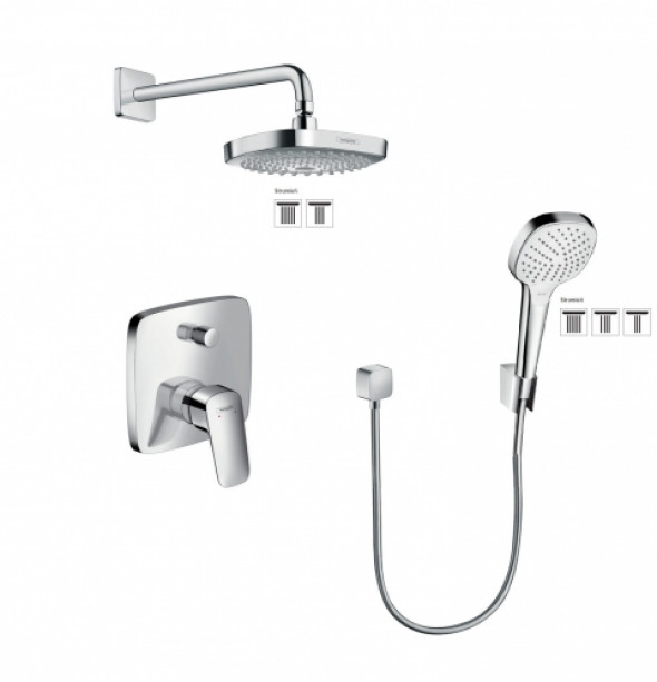HansGrohe Logis komplet prysznicowy podtynkowy, bez Iboxa 5205404ED