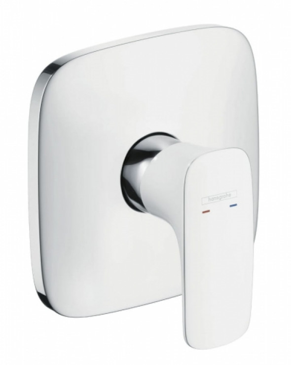 HansGrohe PuraVida bateria prysznicowa podtynkowa, element zewnętrzny, biały - chrom 15665400