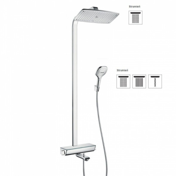 HansGrohe Raindance Select 360 komplet prysznicowy do wanny, chrom 27113000