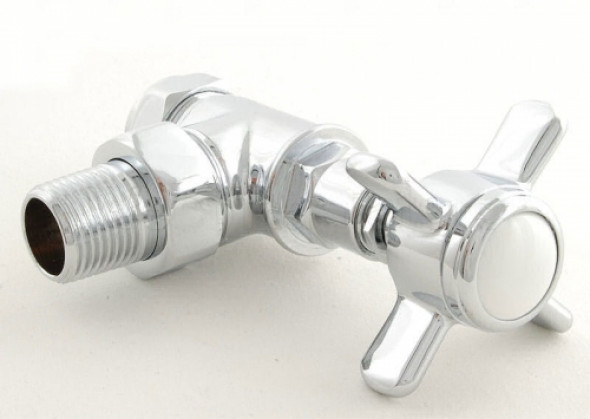 Imers Retro zawór grzejnikowy, chrom 1710CR