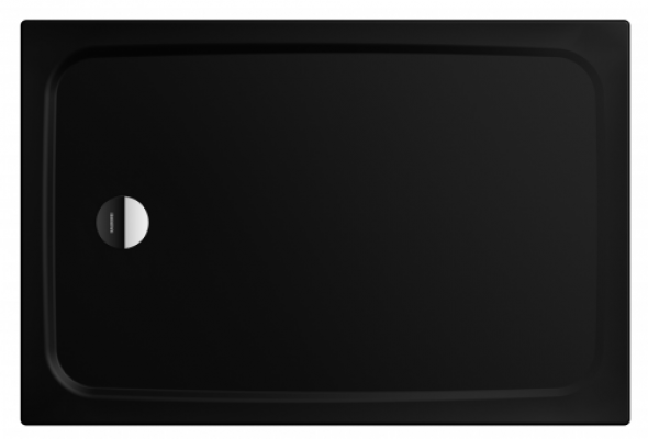 Kaldewei Cayonoplan brodzik prostokątny 90x100x1,8cm, z obniżonym nośnikiem, model 2257-5, czarny lava matowy IV, 3617.4798.0717