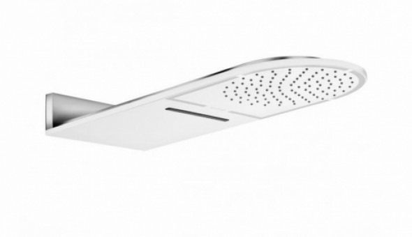 Kludi A-QA głowica natrysku 250mm z kaskadą, biały/chrom 6488091-00