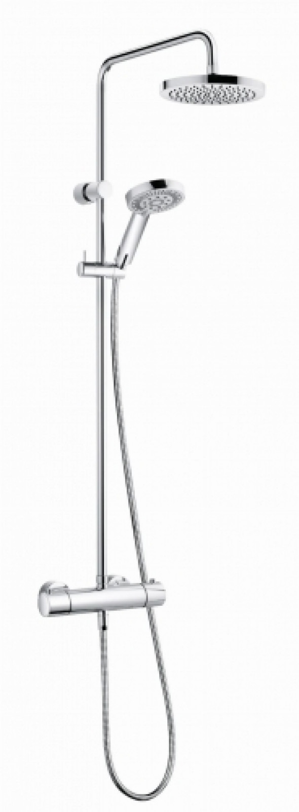 Kludi A-QAs Dual Shower System komplet prysznicowy z termostatem 6609505-00
