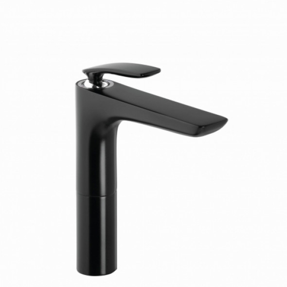 Kludi Balance bateria umywalkowa wysoka h-212mm, czarny mat/chrom 522968775