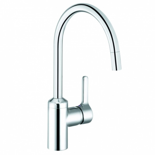 Kludi Bingo Star bateria zlewozmywakowa z wyciąganą wylewką, chrom 428510578