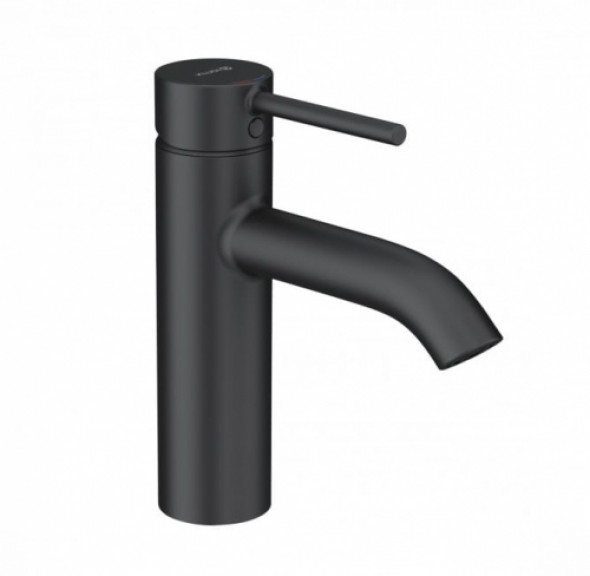 Kludi Bozz 100 bateria umywalkowa, korek Push-Open, czarny mat 382883976
