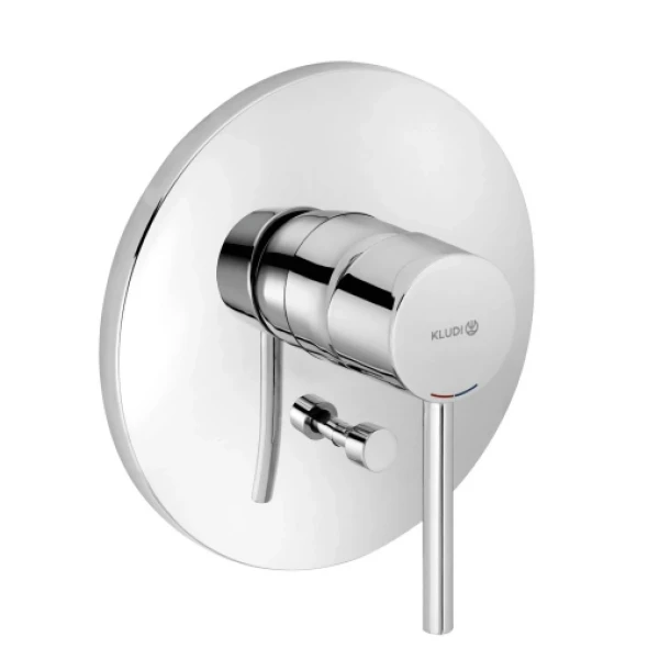 Kludi Bozz bateria wannowo-prysznicowa podtynkowa, element zewnętrzny, chrom 386500576