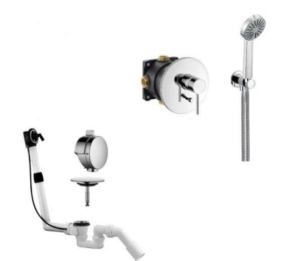 Kludi Bozz zestaw wannowy podtynkowy z napełnianiem KBW004