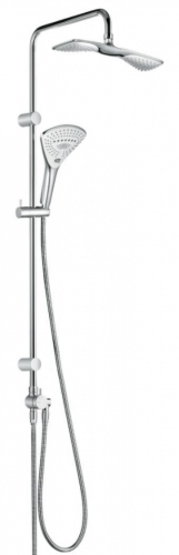 Kludi Dual Shower System Fizz zestaw prysznicowy 6709105-00