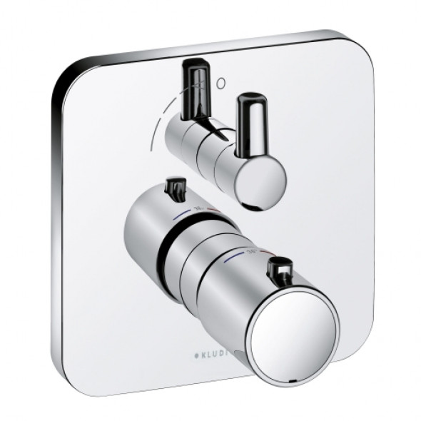 Kludi E2 bateria natryskowa podtynkowa z termostatem element zewnętrzny 498350575