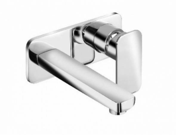 Kludi E2 bateria umywalkowa podtynkowa element zewnętrzny, wylewka 180mm 492440575