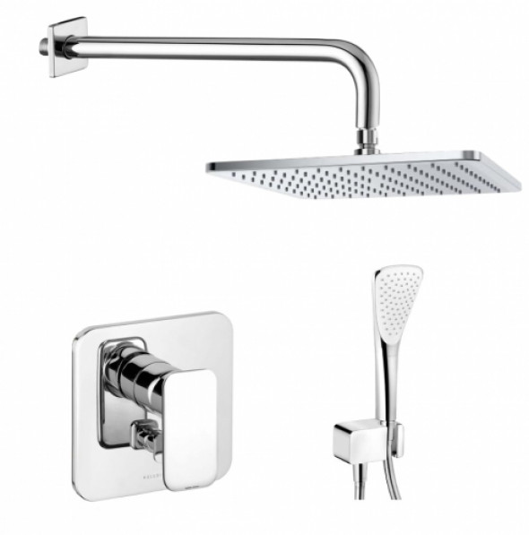 Kludi E2 zestaw prysznicowy podtynkowy, bez FlexBoxx, z deszczownicą 300mm, ramię 400mm KE2ED11