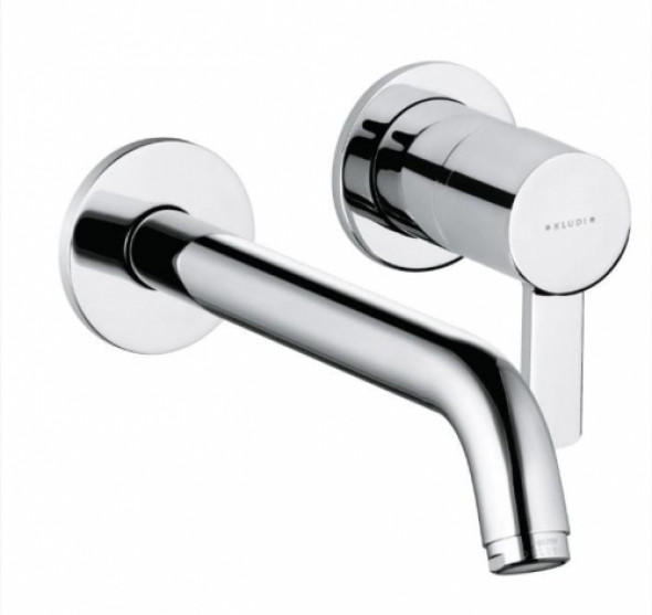 Kludi Zenta bateria umywalkowa podtynkowa element zewnętrzny, wylewka 220mm, chrom 382450575