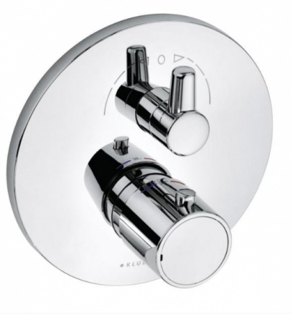Kludi Zenta bateria wannowa podtynkowa z termostatem, chrom 388300545