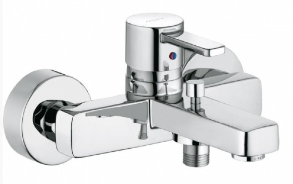 Kludi Zenta bateria wannowa ścienna, chrom 386700575